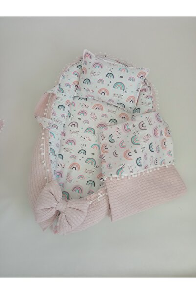 Wenaris Lüx Tasarım Babynest Bebek Yatağı Anne Yanı Bebek Yatağı , Yastık ve ...