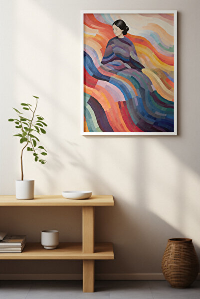 HOMEPACK Tekli Çerçeveli Maximalist Seri Modern Poster Tablo MAXI01