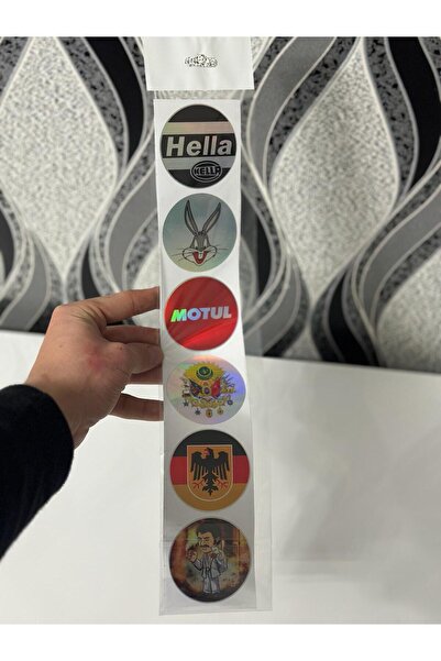 Etiket Oto Aksesuar HOLOGRAMLI ETİKET ARABA ÖNCAM YAZILARI HOLOGRAMLI YENİ (B...