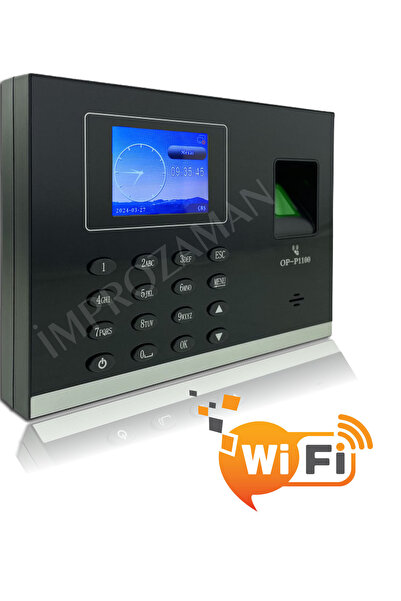 İMPROZAMAN Kablosuz Parmak izi ve Kart Okuyucu Cihaz Maaş Mesai Programı Dahi...