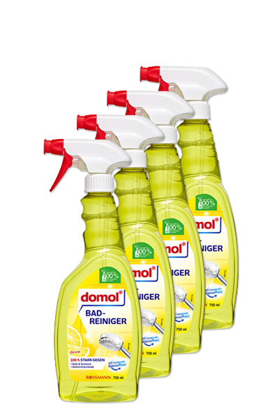 DOMOL Banyo Yüzey Temizleyici Kir ve Kireç Çözücü Sprey Limon Kokulu 750 ml (...