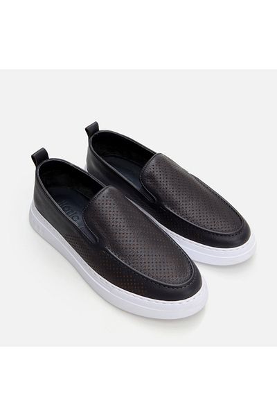 Hotiç Genuine Leather Gray Men's Casual Shoes