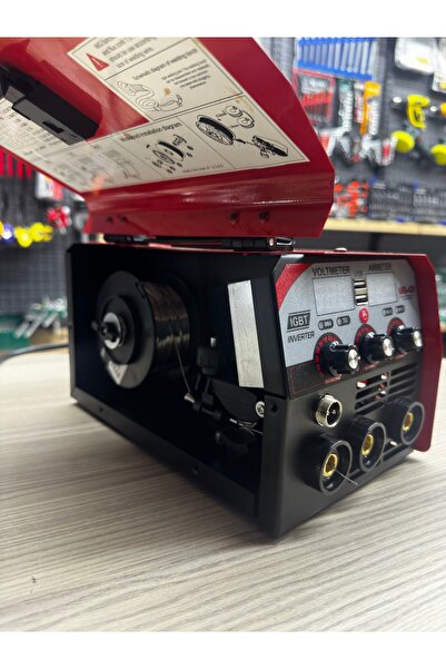 STAXX POWER Gazsız Gazaltı Çift Kartlı Kaynak Tıg Mıg Mma 3ın1 Ultra Fonksiyonlu Dijital Gösterge Kaynak Mak