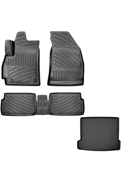 Rizline Chery Omoda 5 3D Havuzlu Paspas + 3D Bagaj Havuzu Paspası 2023 Sonras...