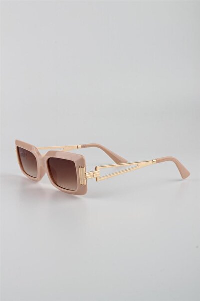 La Viva Bej Mat UV400 Filtre Kadın Güneş Gözlüğü 24LVS3304R03 615066