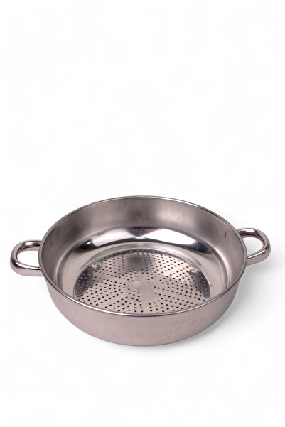 PİGET Paslanmaz Çelik Derin Süzgeç ve Kevgir Çift Kulplu Kevgir NO:2