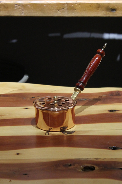 TURNA BAKIR Turna Bakır Klasik Ritüel Gezdirme Tütsülük & Buhurdanlık Kırmızı