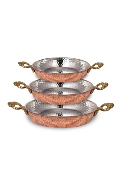 Special Series Thin Beginner Pan 3-Piece Set 1,2,3 No Machine Forged Red Crane7616-1
