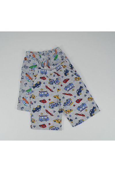 Kidiba Patterned 2-9 Years 2-Piece Capri