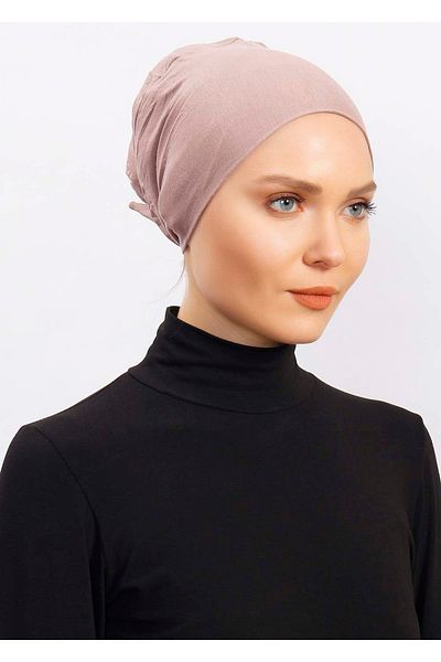 Ecardin St 226 Smoke Rose - XL Large Tied Bonnet