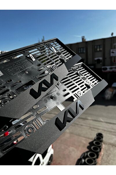 BMASTORE06 KIA UYUMLU LOGOLU MAT Pleksi Plakalık (1TAKIM,2,ADET)