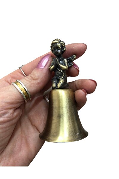 Mercan Tasarım Atölyesi DUA EDEN MELEKLİ ÇAN MUM SÖNDÜRÜCÜ- ESKİTME