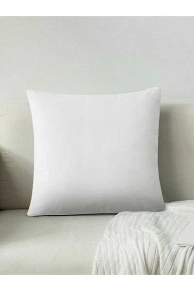 Gofre Home Plain White Velvet Decorative Throw Pillow Cover - Pillow Case - Double Sided