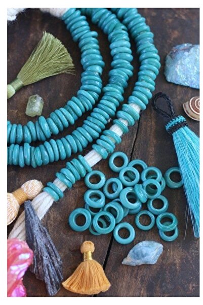 232 Konsept Mărgele de sticlă Dilgöz fără matriță, albastru mat, 20 bucăți