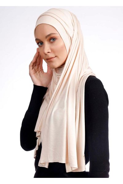 Ecardin Light Mink Plain Lycra Practical Shawl - St 277