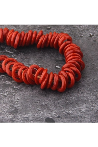 232 Konsept 20 de mărgele de sticlă Dilgöz roșii - fără formă