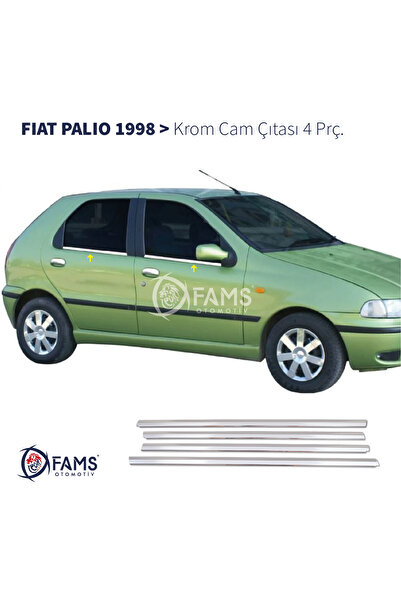 Leonacs Fams Otomotiv Fiat Palio Krom Cam Çıtası 4 Parça 1998 Ve Üzeri Paslan...
