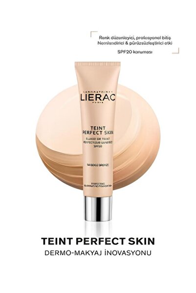 Lierac Teınt Perfect Skın Perfectıng Illumınatıng Foundatıon Beıge Bronze Ayd...