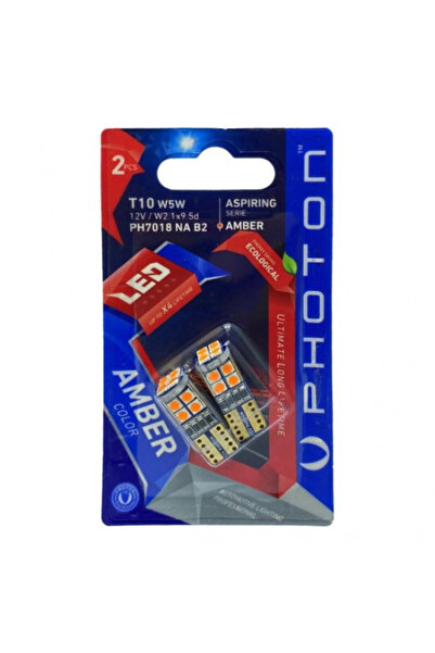 Photon T10 TURUNCU LED OTO AMPUL W5W PH7018NA