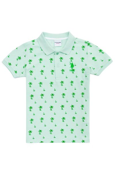 U.S. Polo Assn. Тениска с поло яка за момче