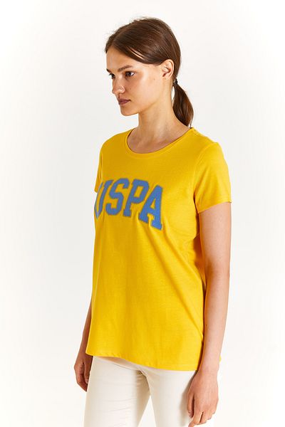 U.S. Polo Assn. GEAN USPA Embroidered Regular Fit Crew Neck Women's T-Shirt