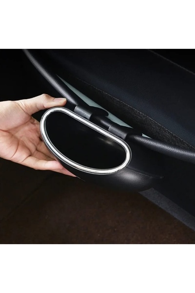 caraks Portable Car Trash Can - Office Type with Multifunctional Plug-in Apparatus