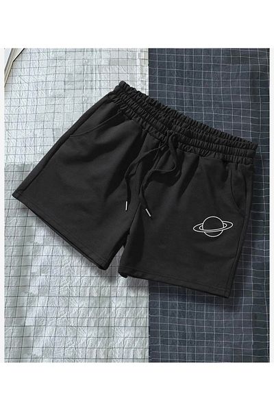 AMOR FACE LARGE SIZE CUSTOM DESIGN MINI WORLD PRINTED ULTRA CASUAL OUTDOOR MEN'S BERMUDA SHORTS
