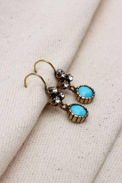 Süspüs Accessories Authentic Earrings - Round Stone Detailed