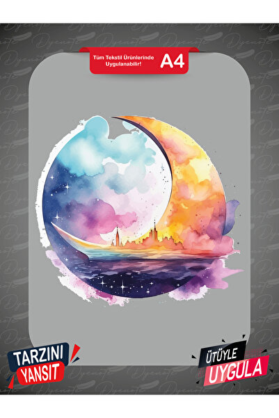 DYENOTE A4 Boyutunda Kumaşa Ve Deriye Baskı Kumaş Aplike Yama Ütü Ile Yapışan...