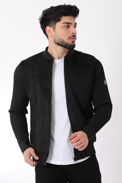 Stilkombin Велурено сезонно палто Kolu Triko College Collar PLDP 2977-60285