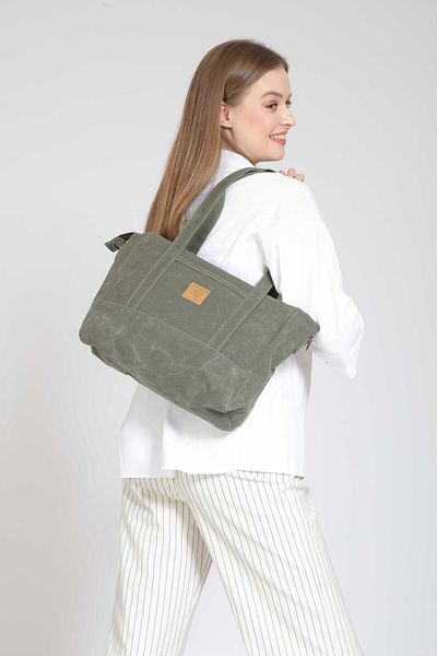 Street Bag Vintage Canvas Waterproof Shoulder Bag with Extra Strap
