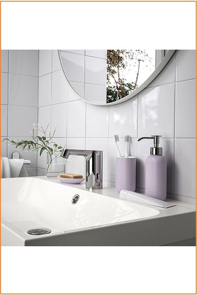 IKEA Light Lilac Ekoln Toothbrush Holder