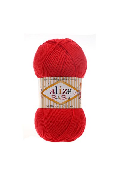 Alize Alize Baby Best 56 Red - 5 Τεμάχια