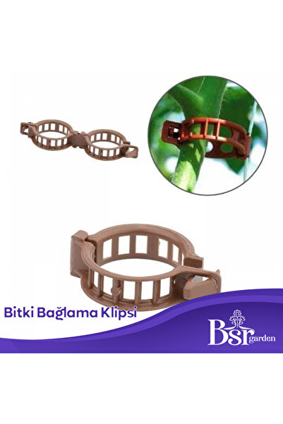 Bsr Garden Bitki Klipsi 500 Adet 25 MM Kahverengi