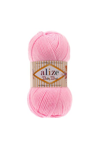 Alize Baby Best 191 - 100 Gr Snur de tricotat manual Geranium