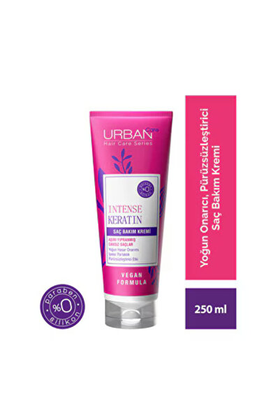 Urban Care Vegan Onarıcı Saç Kremi - Intense and Keratin250 ml