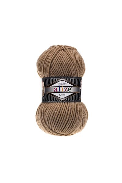 Alize Superlana Midi 466 - Σκούρο Μπεζ, 100 Gr Πλεκτό Σχοινί