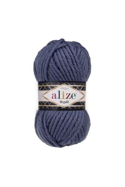 Alize Superlana Megafil 203 - Denim Menage 100 Gr.Hand Knitting Yarn