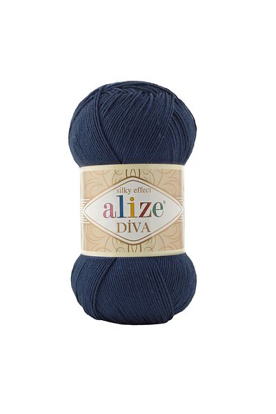 Alize Alize Diva 361 Dark Navy Blue - 5 Τεμάχια