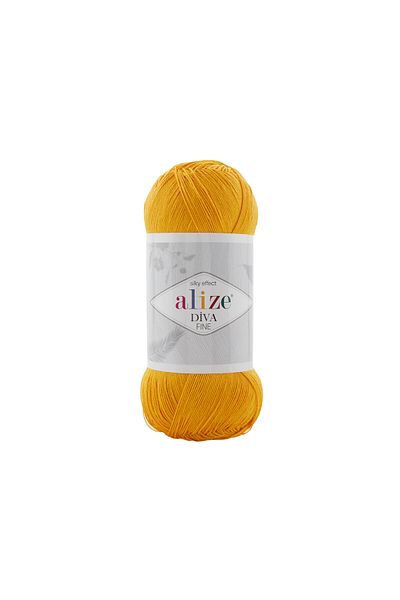 Alize Alize Diva Fine 488 Turmeric - 5 Pieces