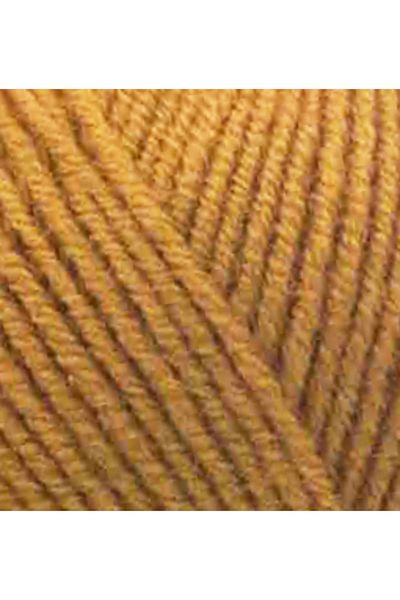 Alize Superlana Classic 2 - Saffron Colored Knitting Yarn 100 Gr.