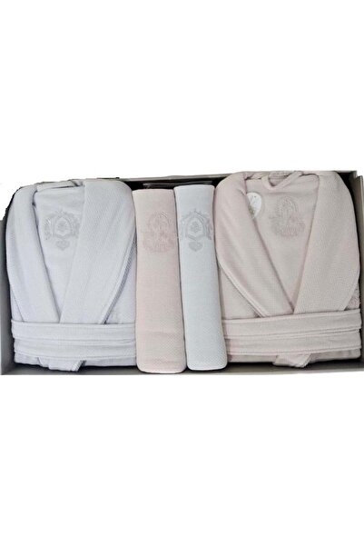 Pupilla Aile Bornoz Seti Bernini Pudra-açık Gri