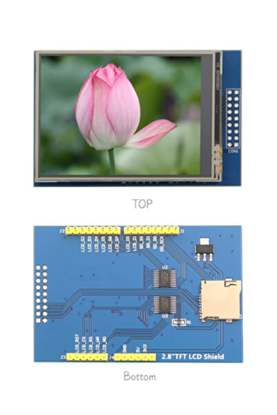 atölye No2023 2.8 inc Renkli LCD dokunmatik Ekran Arduino UNO R3 320*240 ILI9341 / Mega2560 Geliştirme Kartı