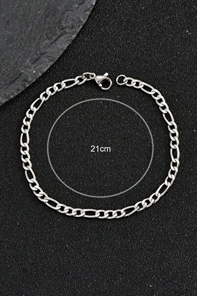 Bluem سوار فيجاروس رمادي اللون من الفولاذ للرجال - سلسلة رجالية من الفولاذ المستورد المقاوم للتشويه