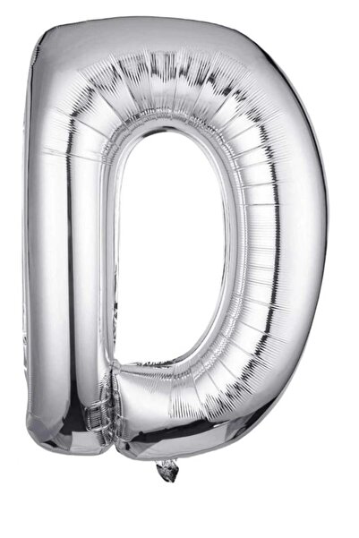 PARTİ AŞKI Parti Aşkı Gümüş Renk Harf Folyo Doğum Günü Balonu 80 cm & 32 İnç