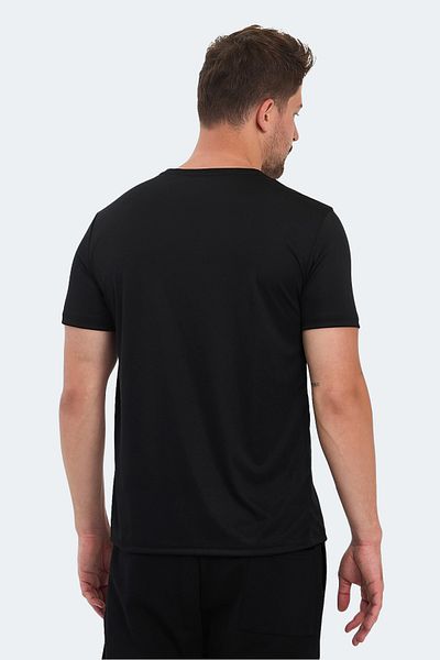 Slazenger Ανδρικό Μαύρο T-Shirt - NELS
