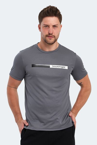 Slazenger Ανδρικό T-Shirt NELS - Σκούρο Γκρι