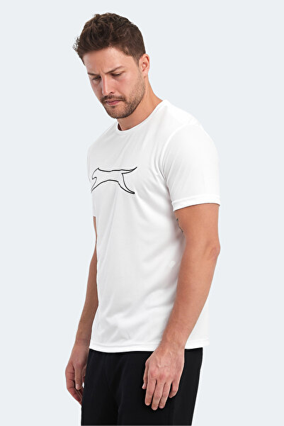 Slazenger Ανδρικό λευκό μπλουζάκι - NELLE KTN