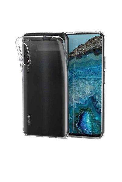 AQUA AKSESUAR Huawei P Smart Pro / Y9S Uyumlu Kılıf Şeffaf Ve Esnek Darbe Kor...