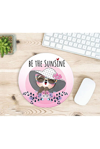hesaplisiburada Be The Sunsine Cute Panda cu imprimeu Mousepad